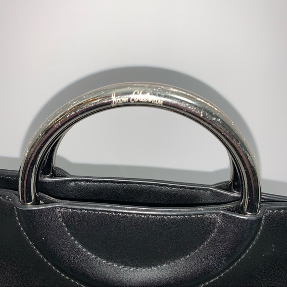 SAM EDELMAN Anthropologie black vegan purse hand bag crossbody bag - Picture 5 of 11
